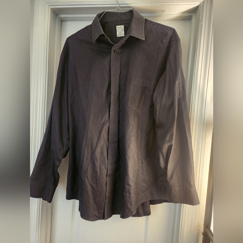 Mens Black Dress Shirt 17 34/35